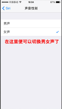 iPhone如何设置Siri男女发音？