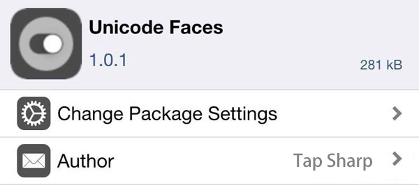iOS9越狱插件推荐： Unicode表情键盘生动又可爱